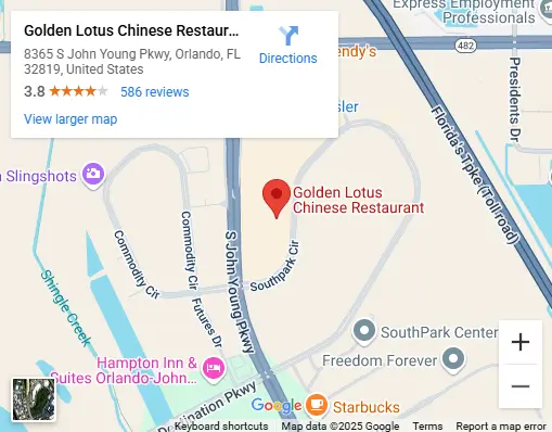 Location, 8365 S John Young Parkway Orlando, FL 32819