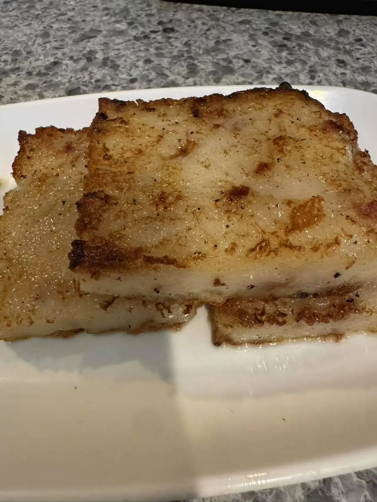 NEW-Golden-Lotus-Chinese-Restaurant-Fried-Taro-Cake-Orlando Fried Taro Cake - Pieces of taro cake pan - fried to a golden brown at NEW Golden Lotus Chinese Restaurant in Orlando